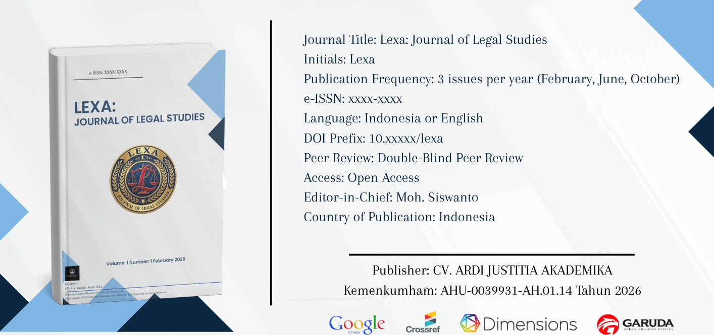 Lexa: Journal of Legal Studies