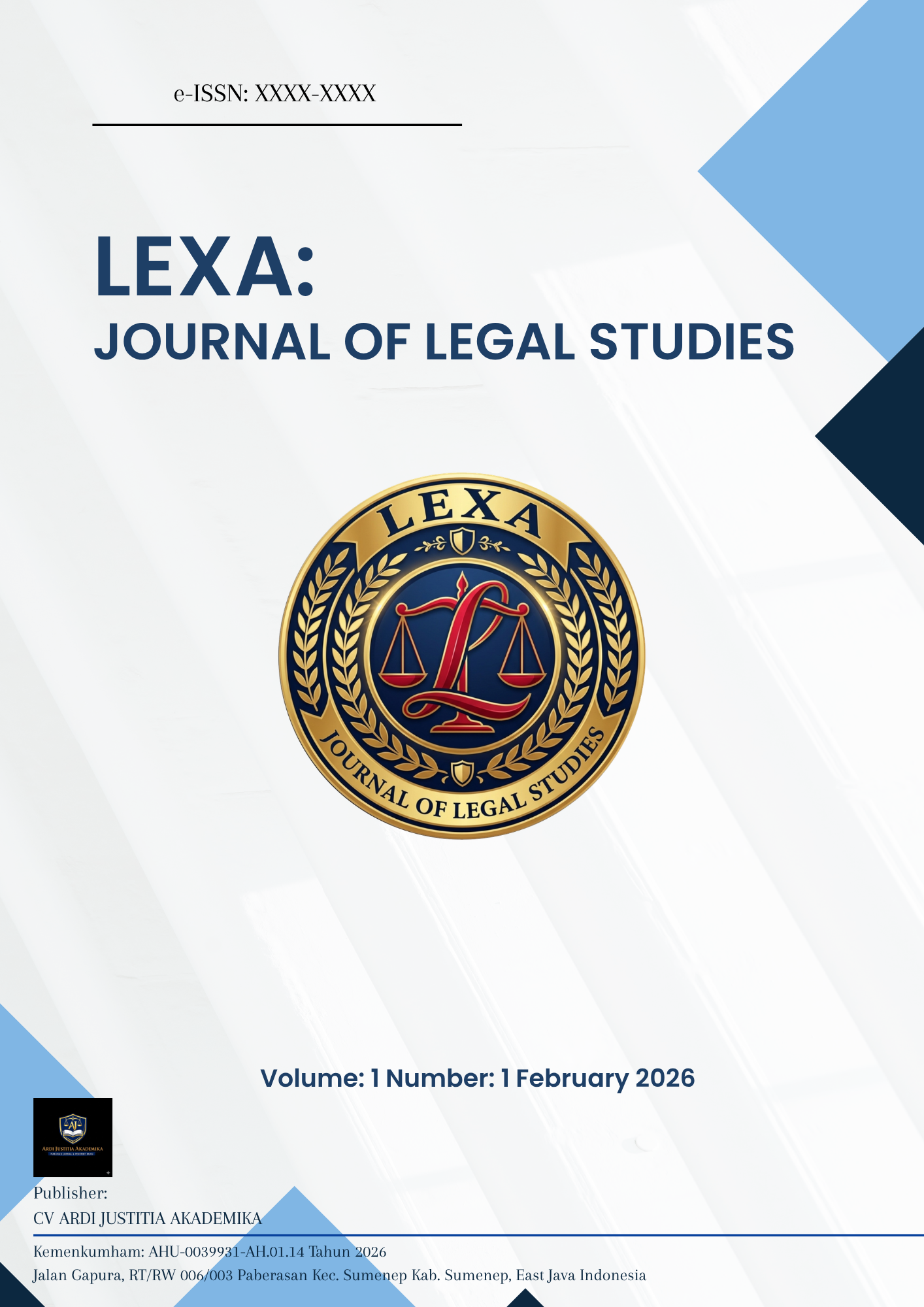 Lexa: Journal of Legal Studies
