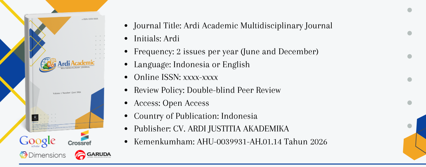 Ardi Academic Multidisciplinary Journal
